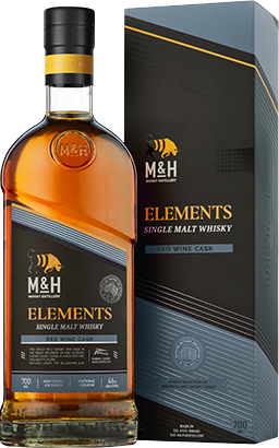 וויסקי מילק & האני אלמנטס רד וויין קאסק 700 מ"ל – M&H Elements Red Wine Cask