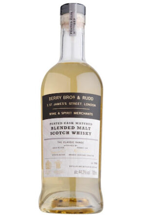 ברי ברוס אנד רוד פיטד היילנד בלנדד מאלט 700 מ”ל Berry Bros & Rudd Peated Cask Matured Blended Malt Scotch Whisky